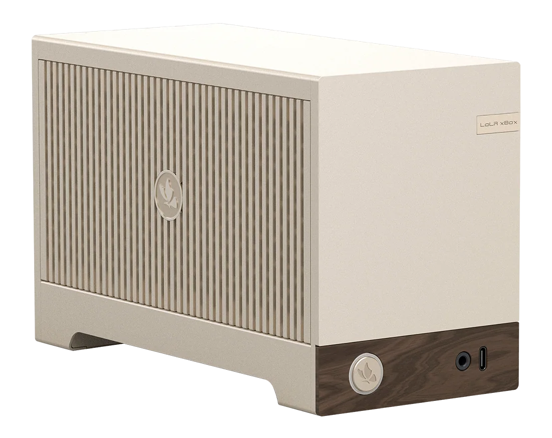 LoLR BOX device for private materials and supported local processing